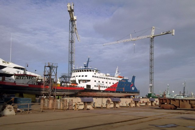 Spathoek op de werf maart 2012