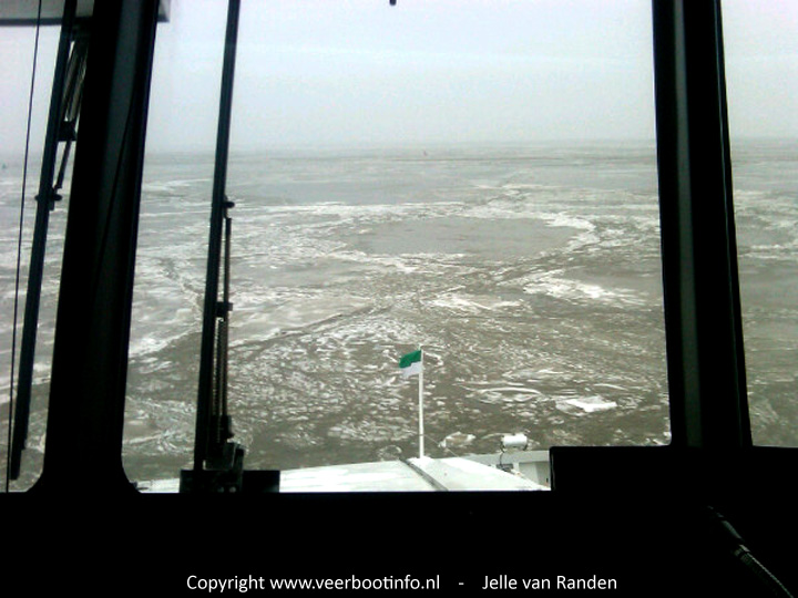 MS Vlieland ijsgang winter 2010