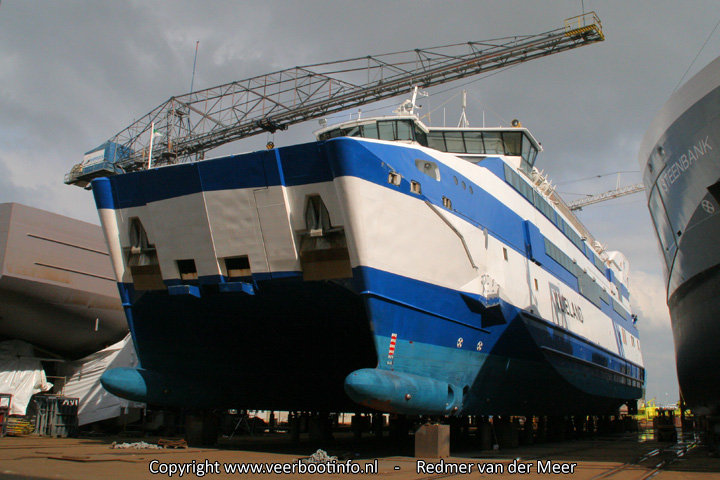 MS Vlieland op de werf (archieffoto)